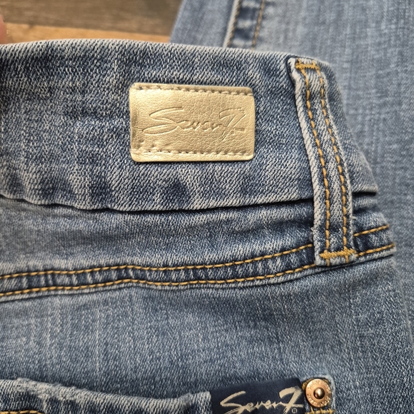 Seven7 Women's Light Blue Skinny Stretch Jeans - Picture 2 of 4